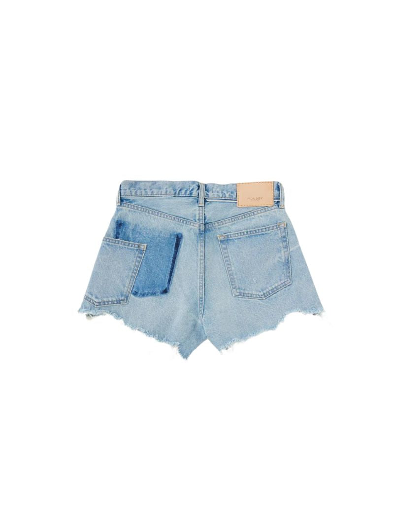 Moussy Vintage McKendree Shorts in Light Blue