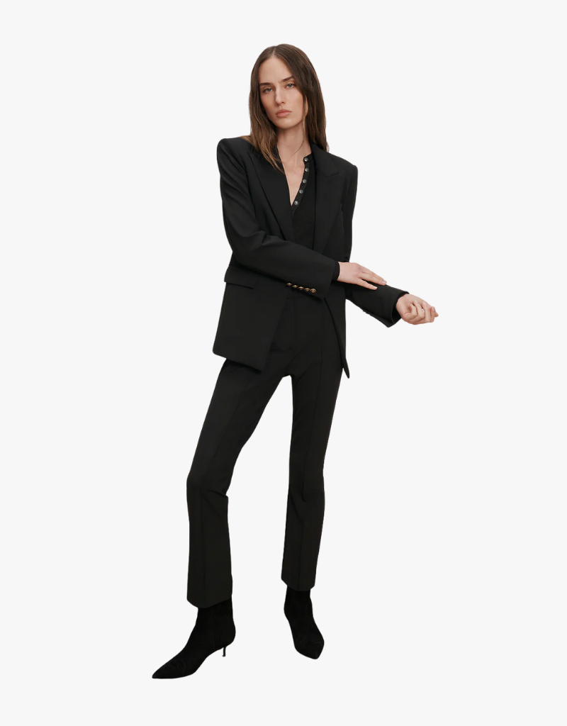 Veronica Beard Naira Scuba Dickey Jacket in Black