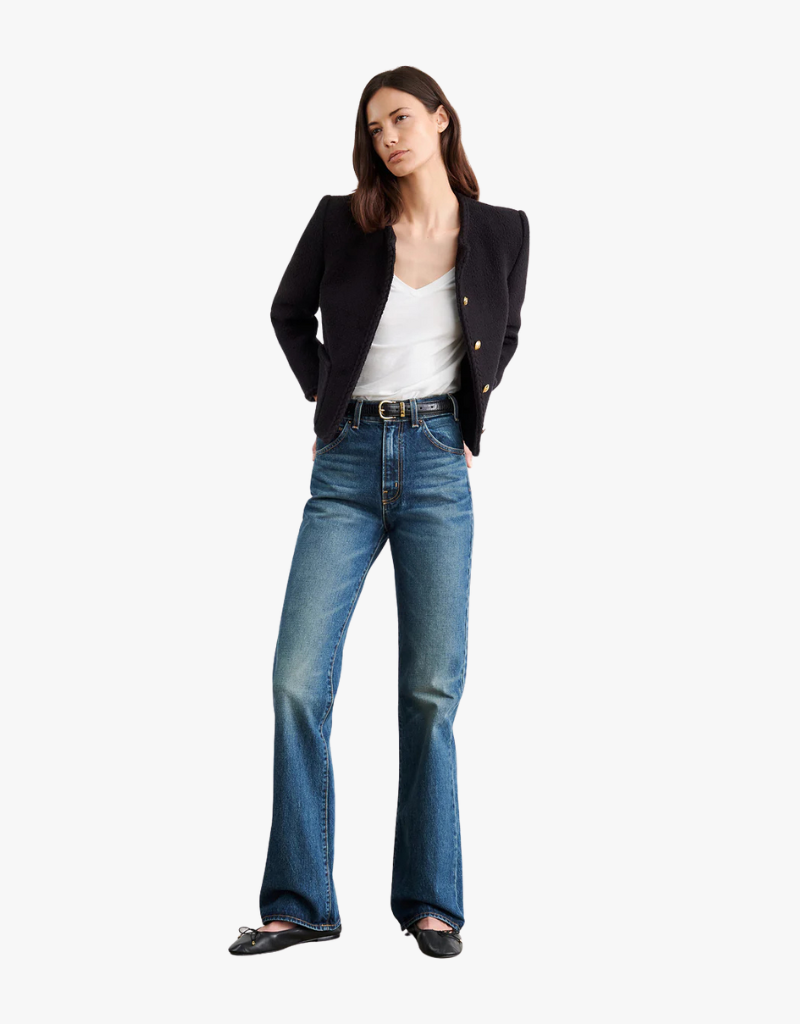 Nili Lotan Carol V Neck Tee Shirt in White