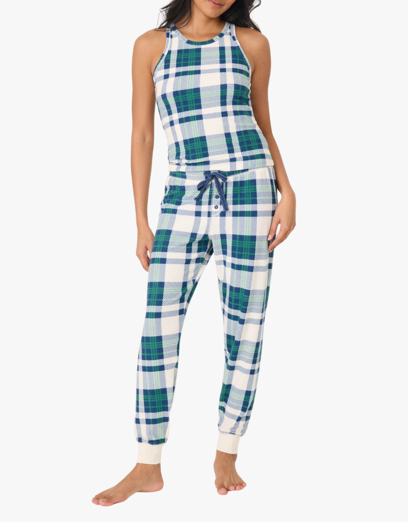 P.J. Salvage Jammie Pant Cozy Life in Natural