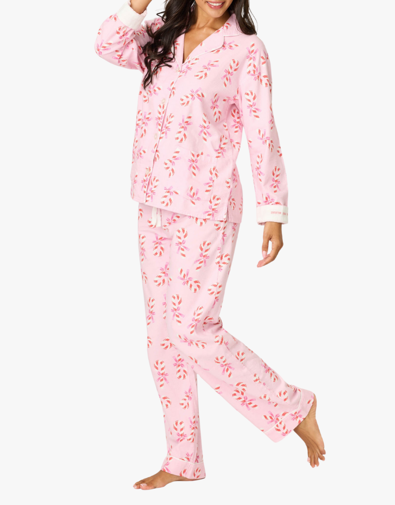 P.J. Salvage Flannels PJ Set in Baby Pink