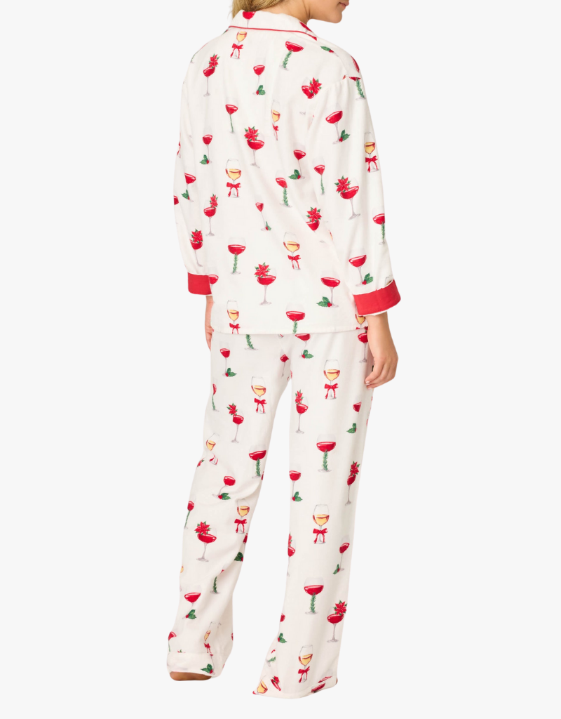 P.J. Salvage Flannels PJ Set in Ivory