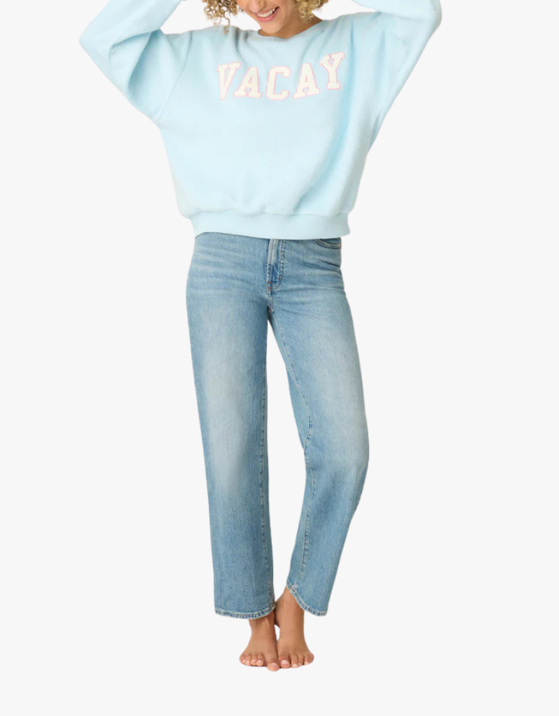 P.J. Salvage L/S Pupcation Palms in Light Blue