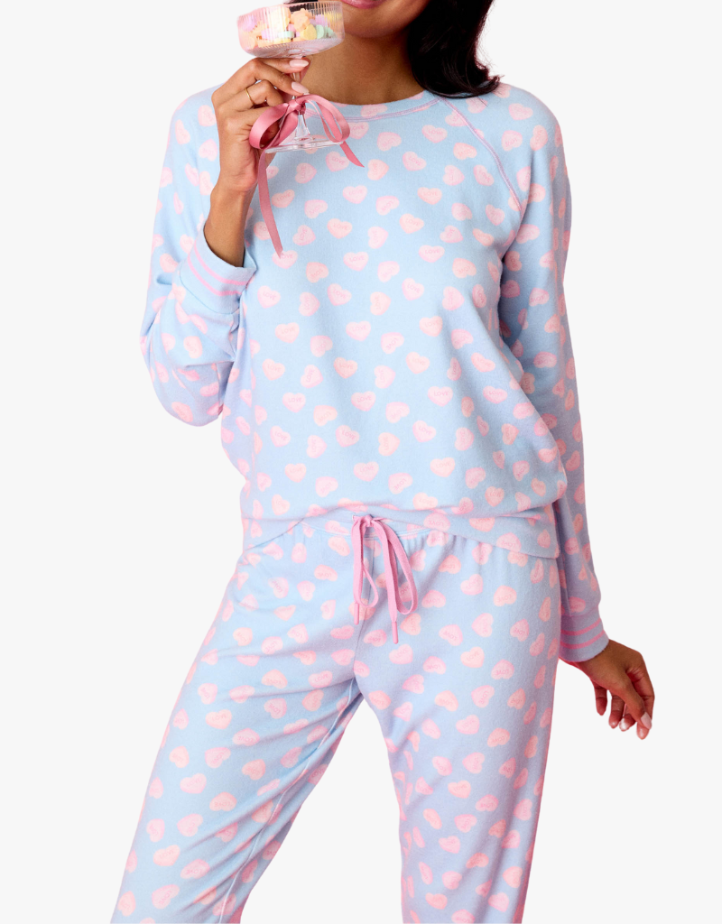 P.J. Salvage PJ Set Peachy Sets in Blue Haze