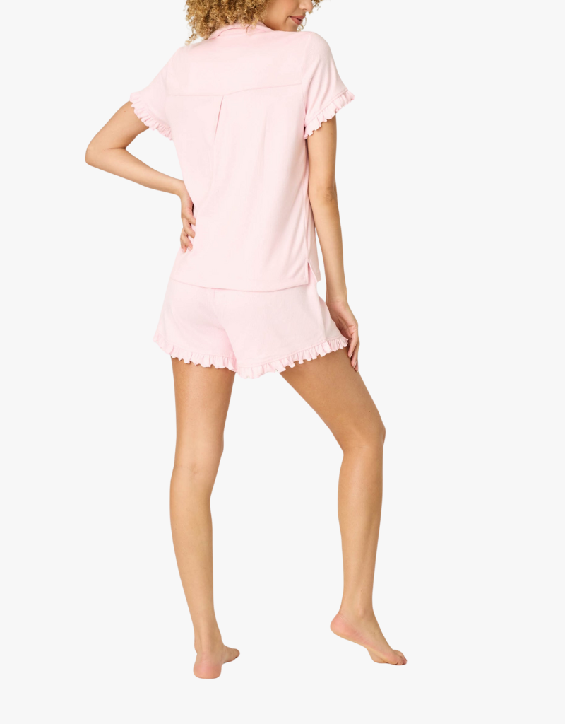 P.J. Salvage PJ Set Pointelle Essentials in Ballet Pink