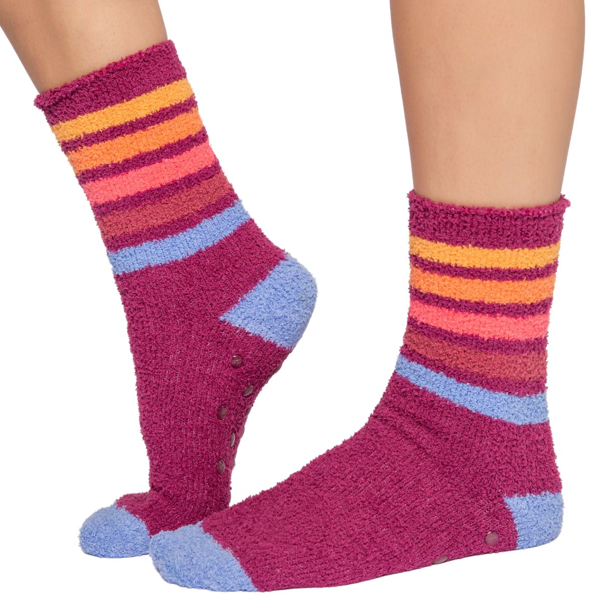 PJ Salvage Fun Socks in Raspberry