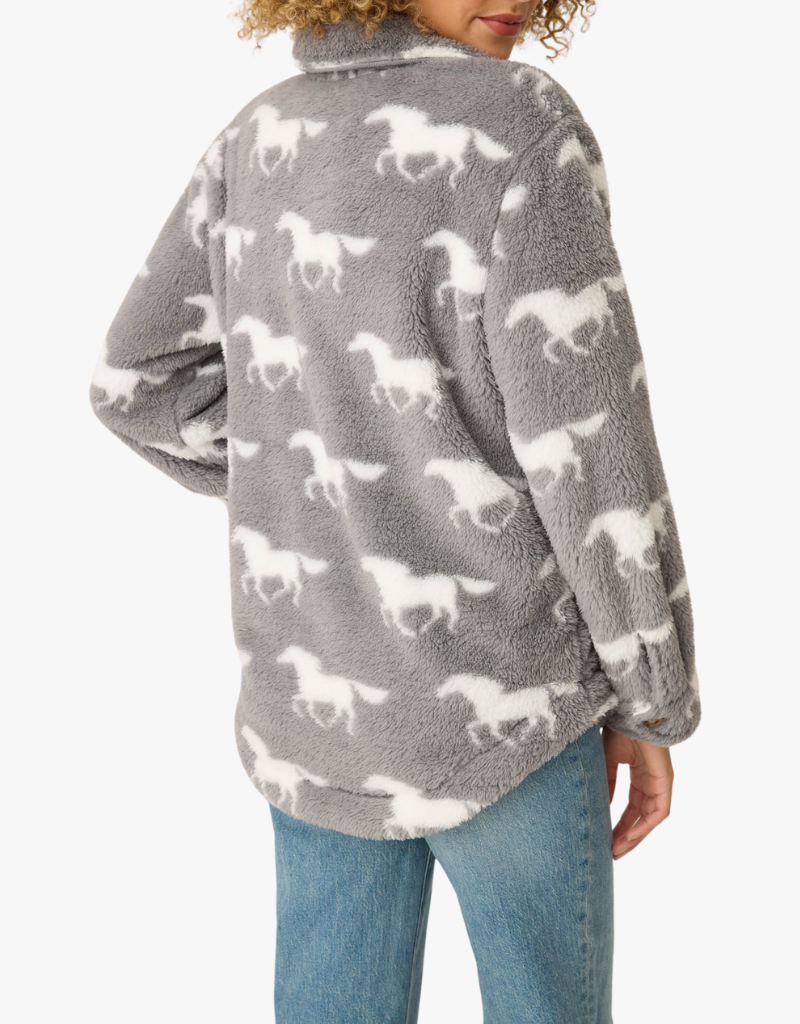 PJ Salvage Lets Get Cozy Jacket in Gray