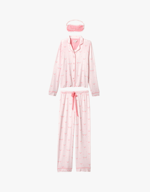 P.J. Salvage PJ Set Happy Hour in Light Pink