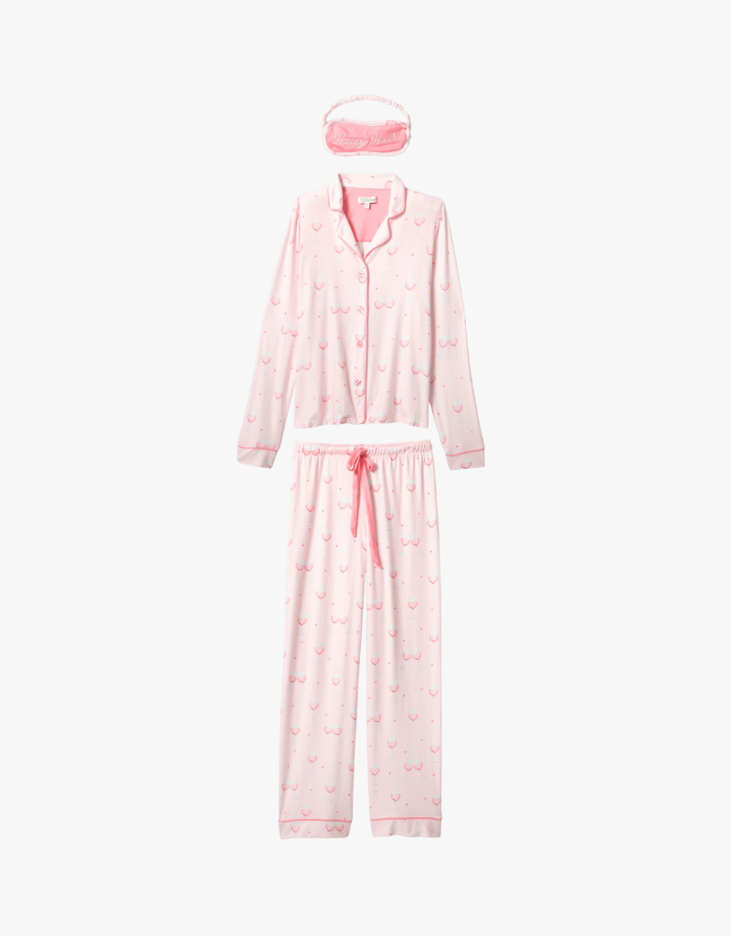 P.J. Salvage PJ Set Happy Hour in Light Pink