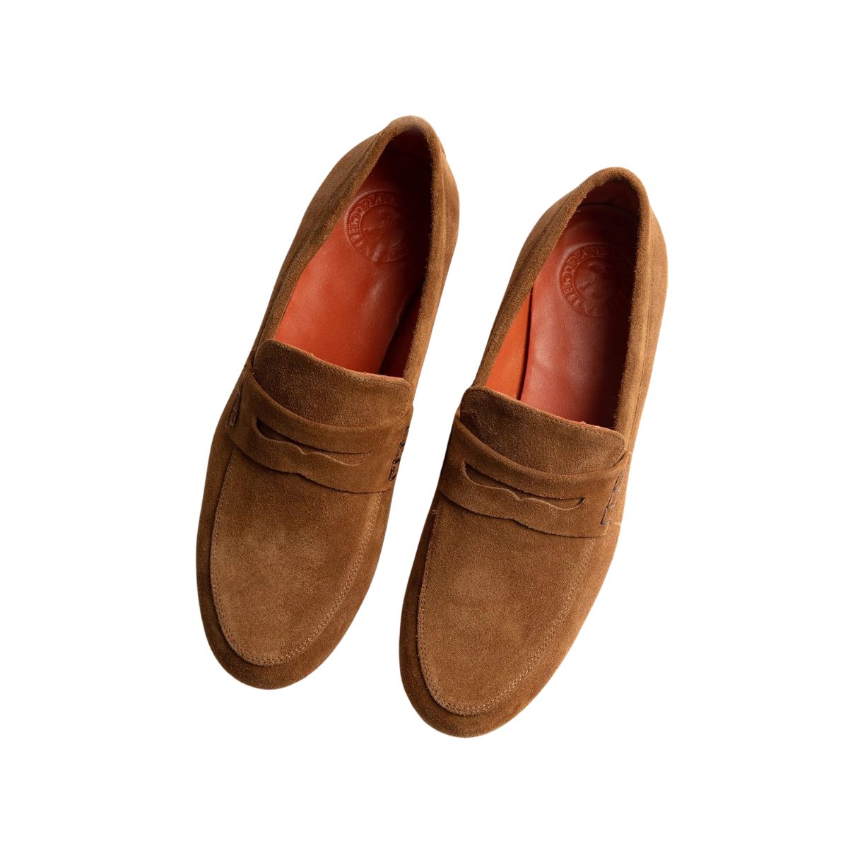 Penelope Chilvers Bonnie Suede Loafer in Tan