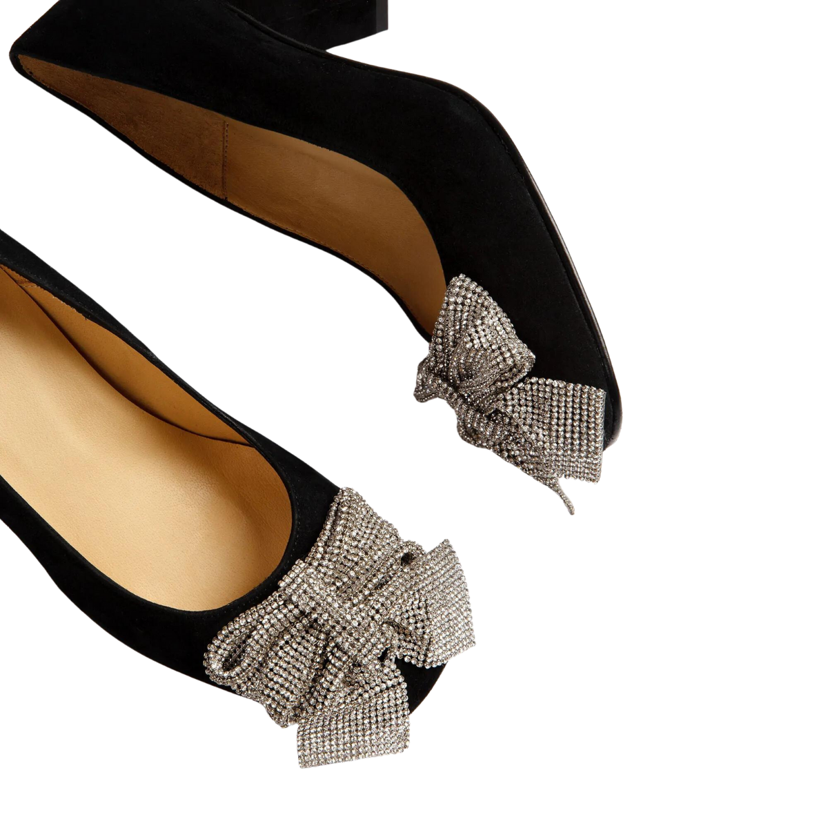 Penelope Chilvers Gamine Bow Suede in Black
