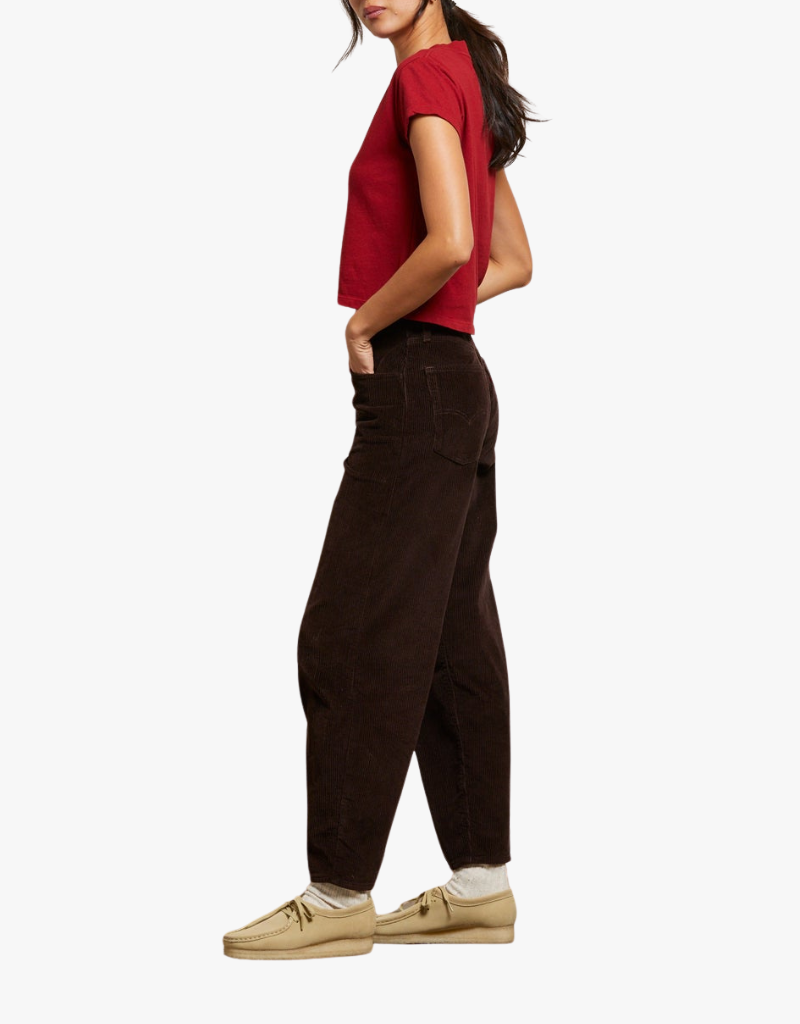 Perfect White Tee Alanis Recycled Cotton V-Neck in Maple