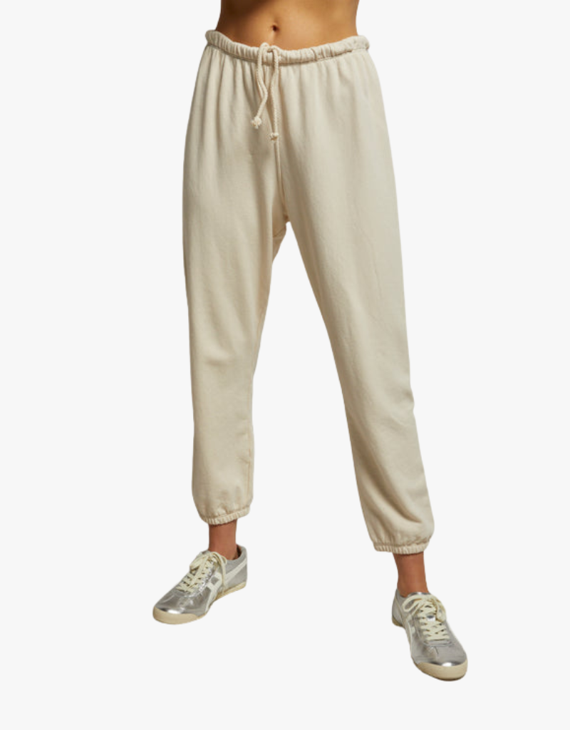 Perfect White Tee Johnny French Terry Easy Sweatpant in Sugar