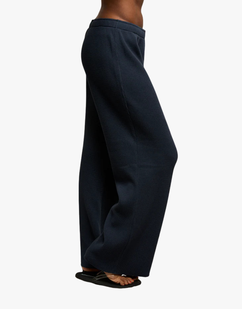 Perfect White Tee Shane Waffle Pants in Navy