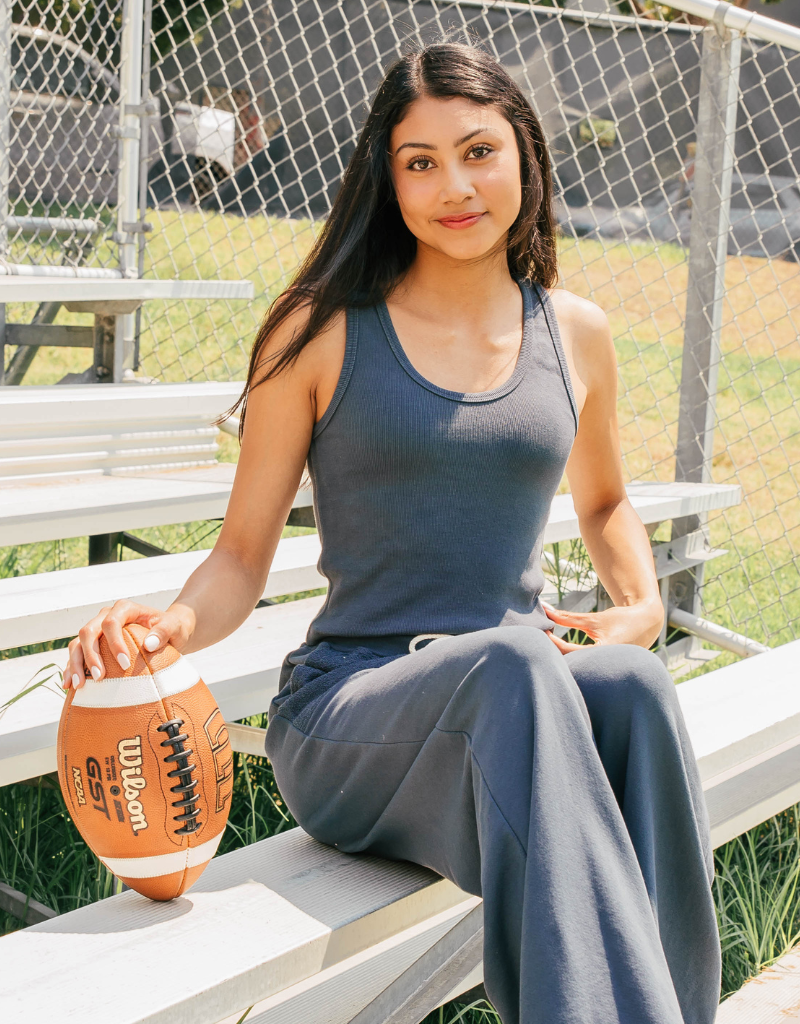 Perfect White Tee Blondie Tank Top in Night