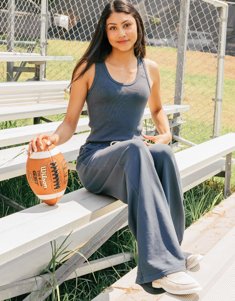 Perfect White Tee Blondie Tank Top in Night