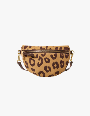 Clare V. Petite Fanny - Pablo Cat Suede in Lark & Brown