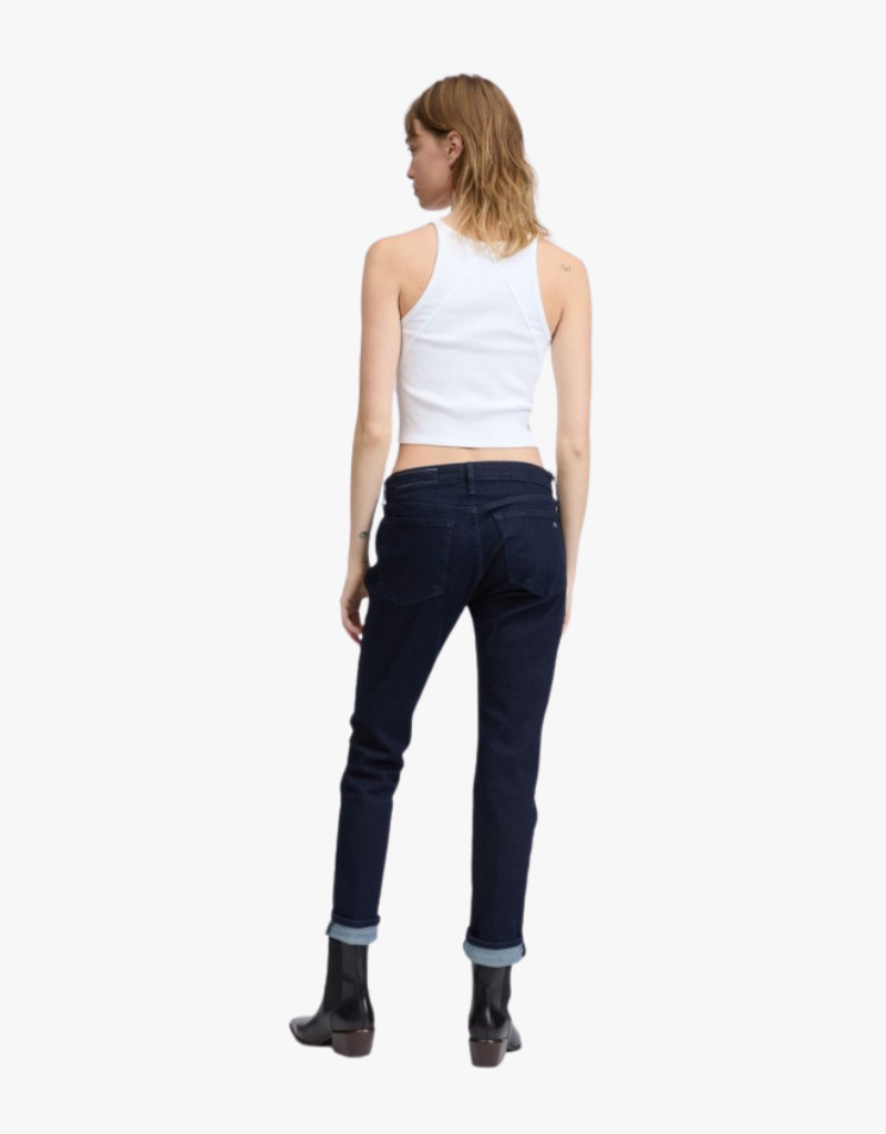Dark Wash Dre Low-Rise Slim Boyfriend Jeans by Rag Bone