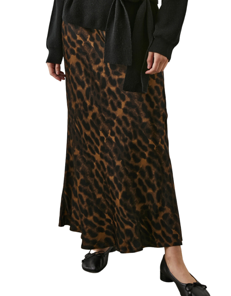 Rails Leia Skirt in Umber Leopard