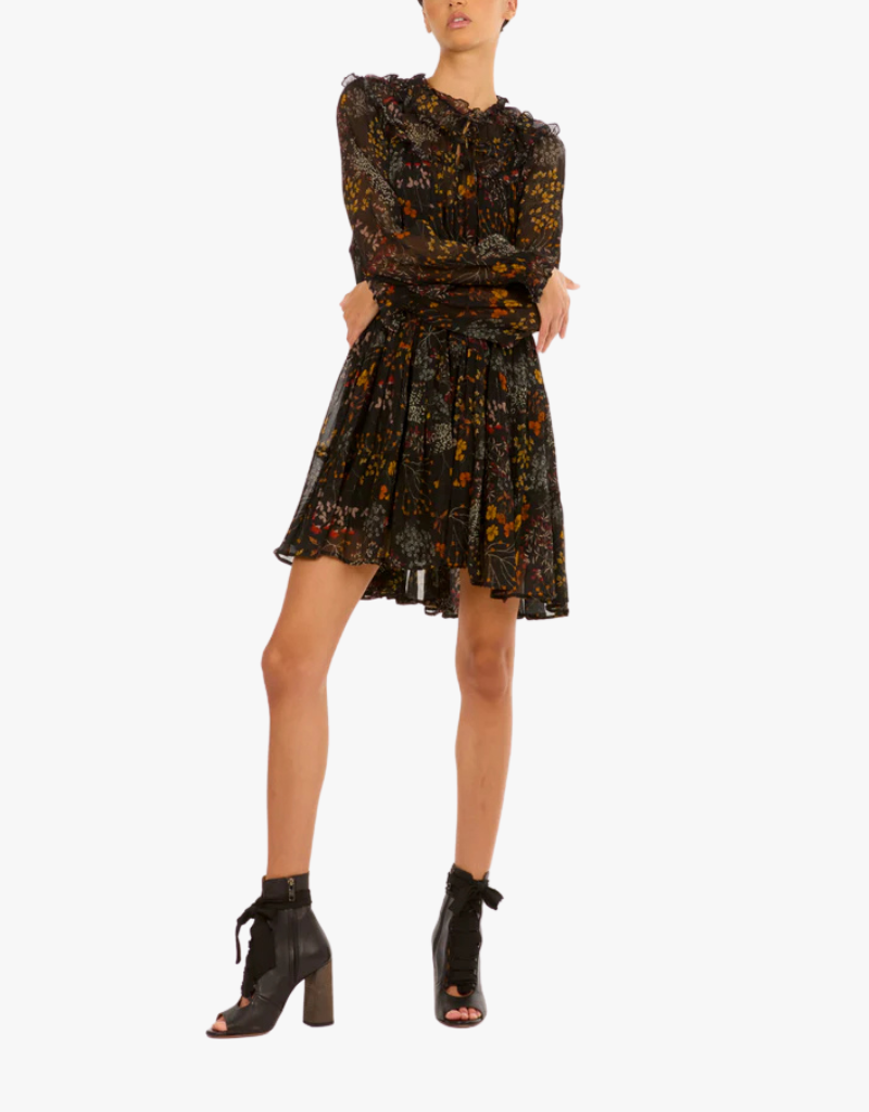 Secret Mission Roan Dress Mini in Wildflower