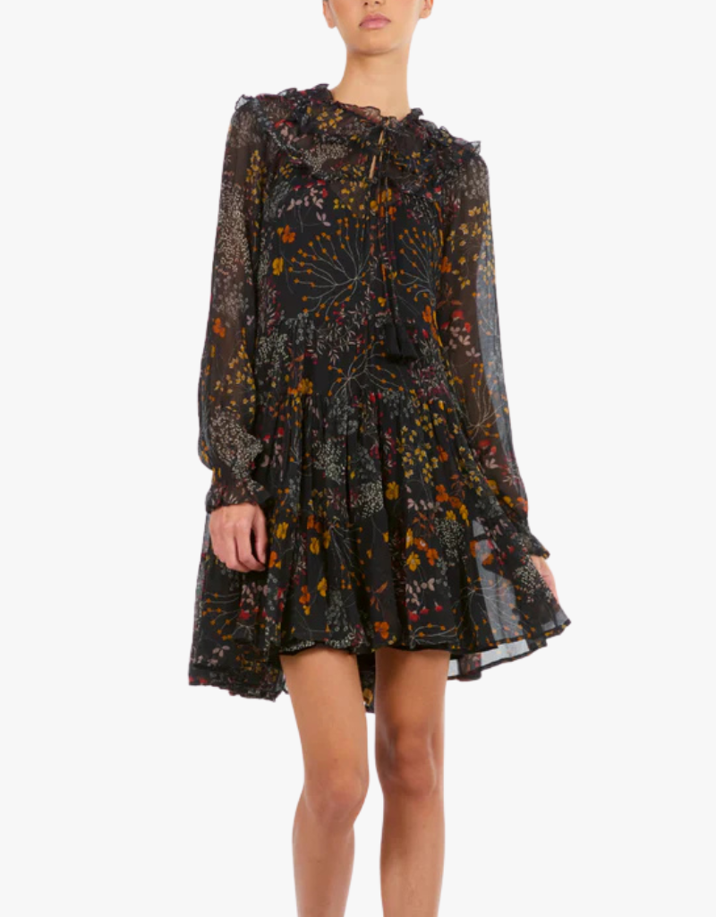 Secret Mission Roan Dress Mini in Wildflower