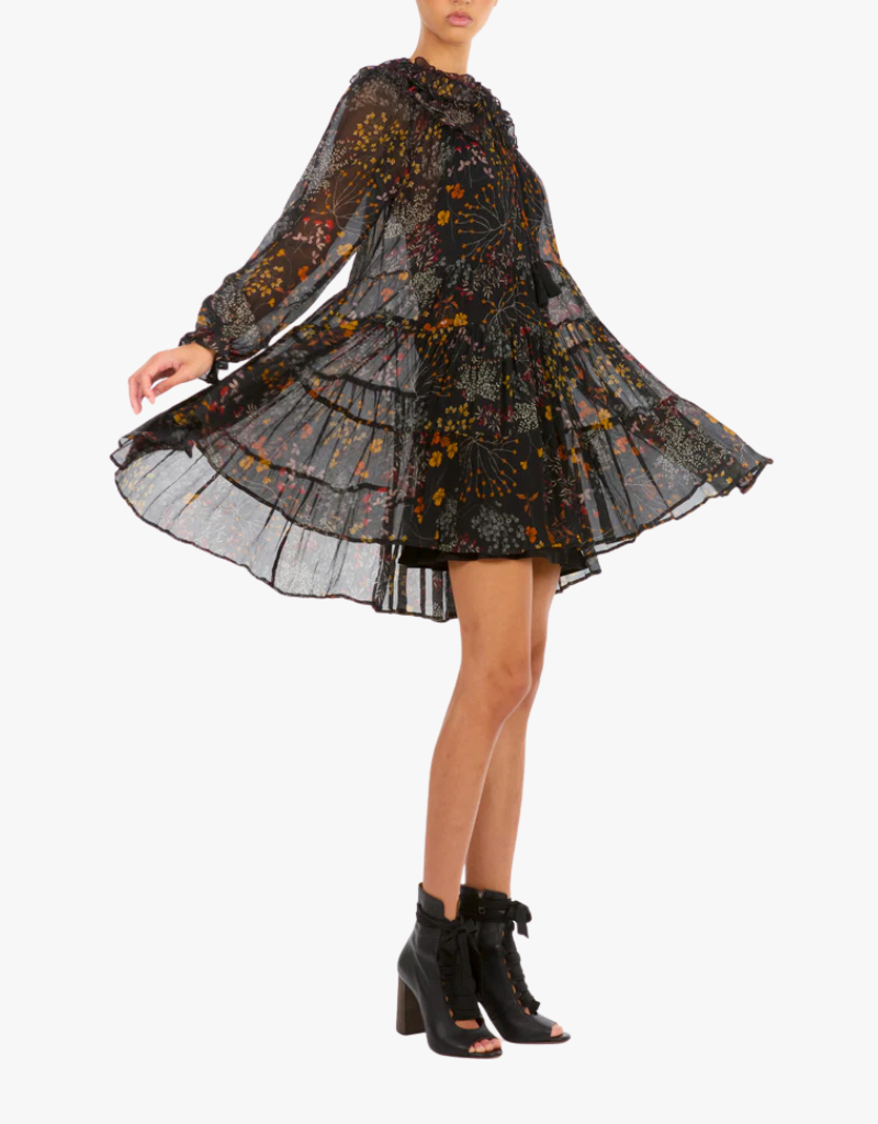 Secret Mission Roan Dress Mini in Wildflower