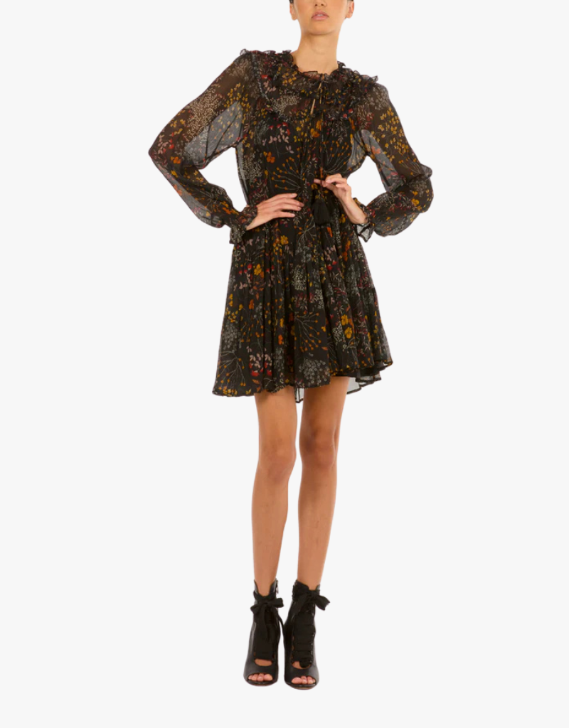 Secret Mission Roan Dress Mini in Wildflower