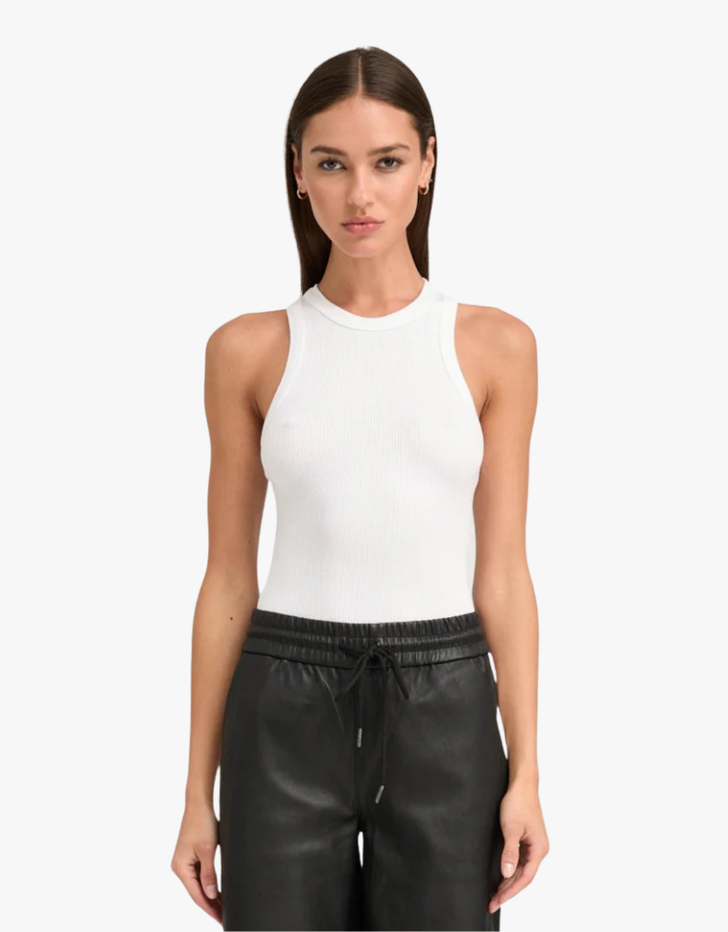 SPRWMN Rib Racer Front Tank in White