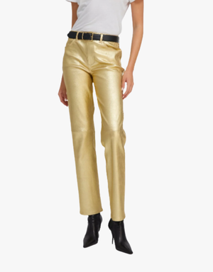 SPRWMN 5 Pocket Slim Straight in Gold