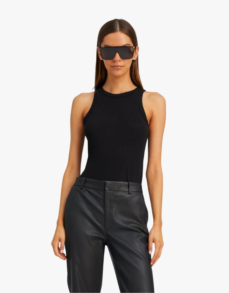 SPRWMN Racer Tank Top in Black