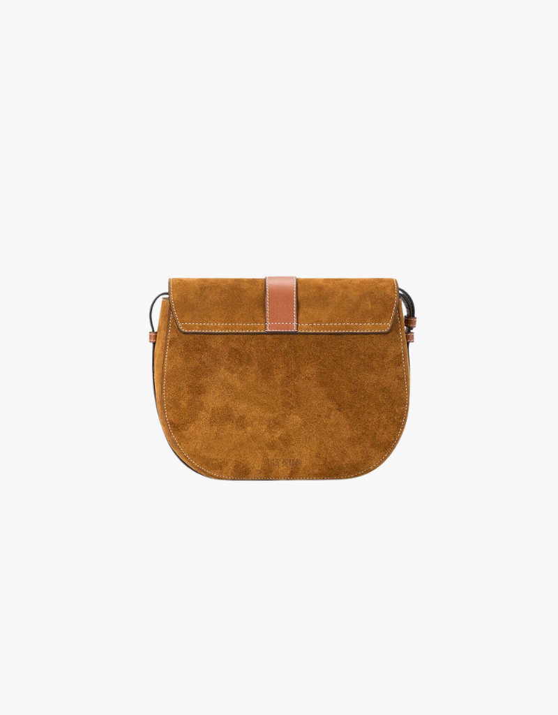 Staud Bella Saddle Bag in Tan