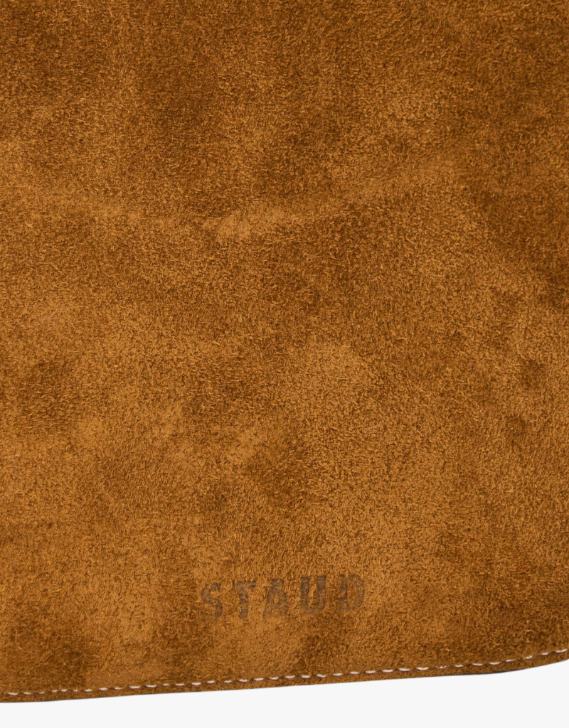 Staud Bella Saddle Bag in Tan