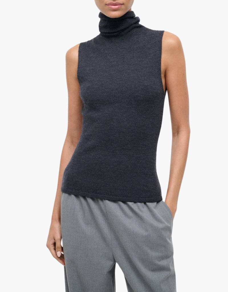 Staud Canal Top in Charcoal