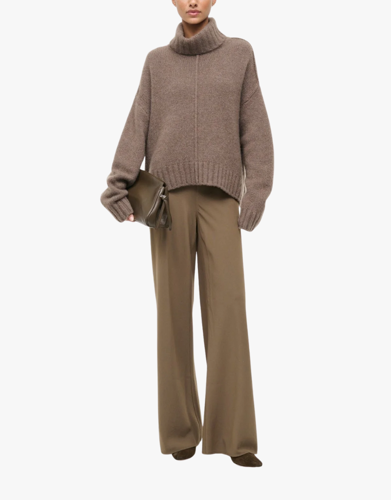 Staud Wally Ankle Boots in Truffle