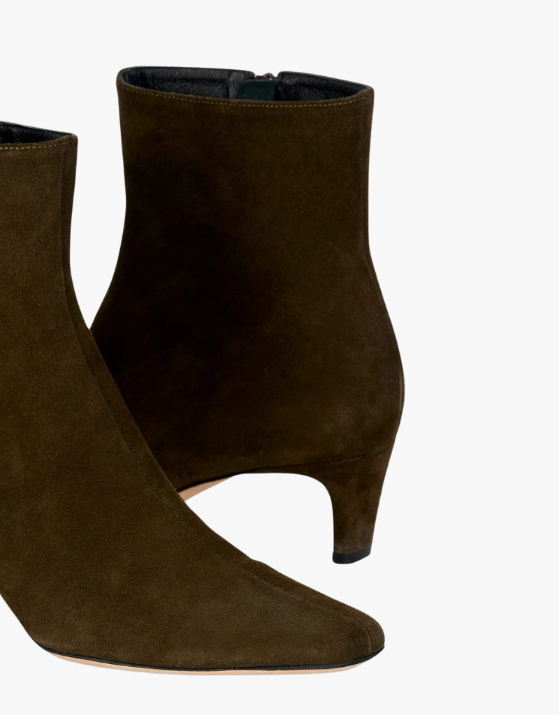 Staud Wally Ankle Boots in Truffle