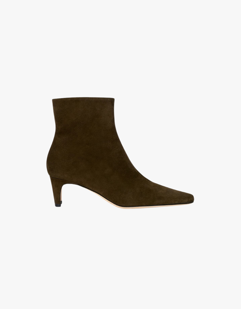 Staud Wally Ankle Boots in Truffle