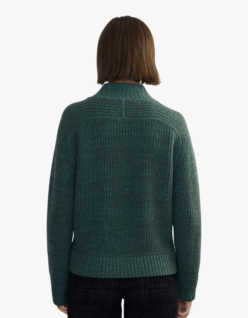 Margaret O'Leary Tahoe Zip-Up in Kale Mix