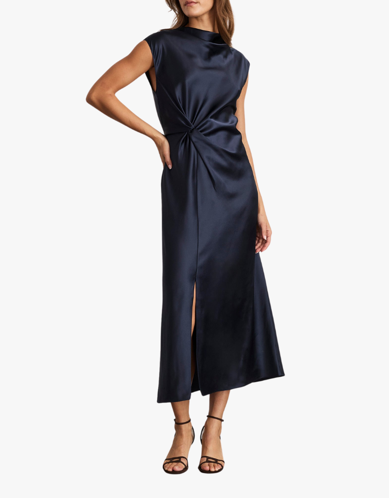 Tanya Taylor Robinella Dress in Anthracite
