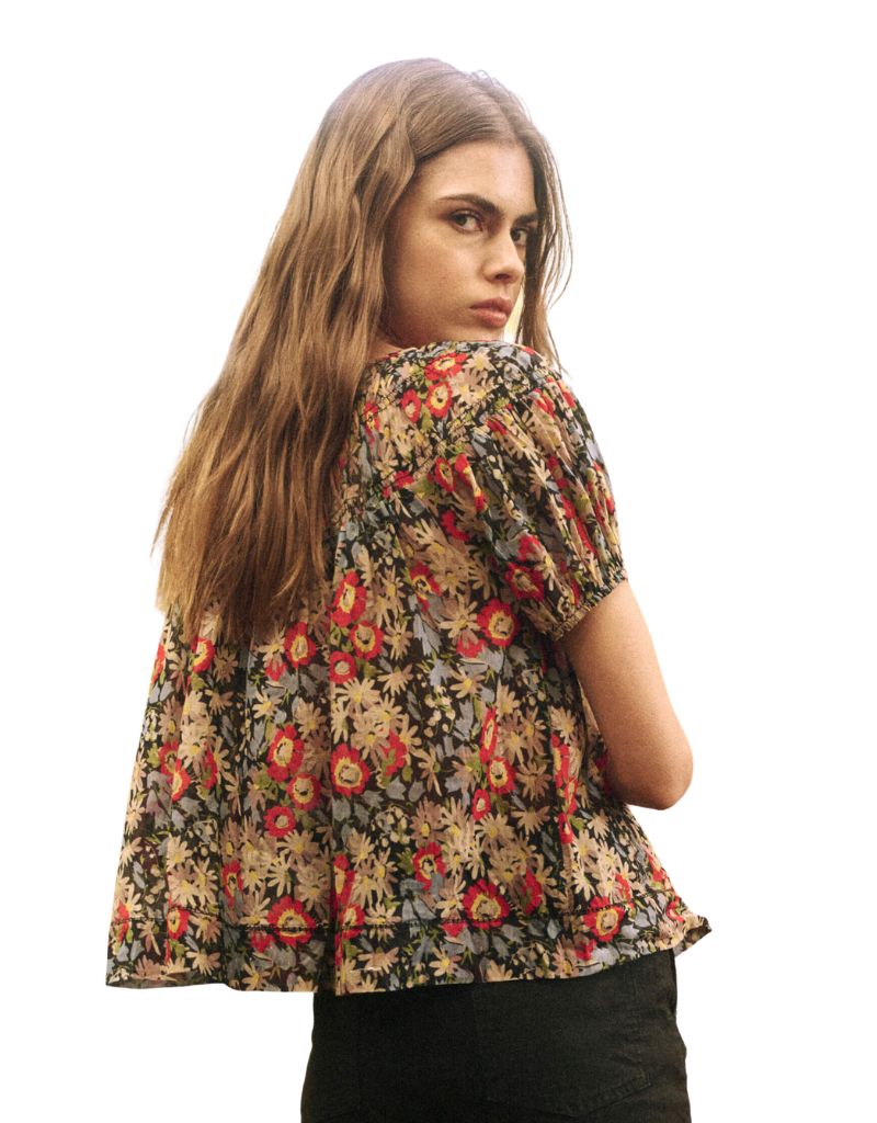 The Great Florist Top in Twilight Floral