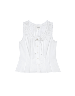The Great The Abbey Top in True White