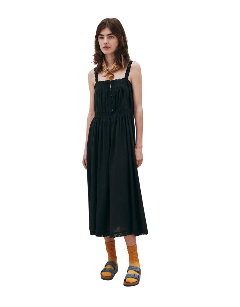 The Great The Cachet Dress in Black