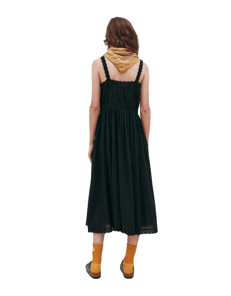The Great The Cachet Dress in Black