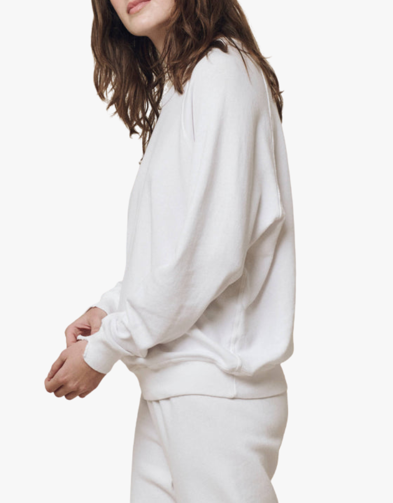 The Great The College Sweatshirt in True White