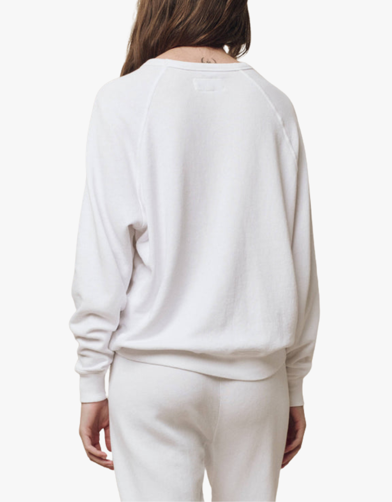 The Great The College Sweatshirt in True White