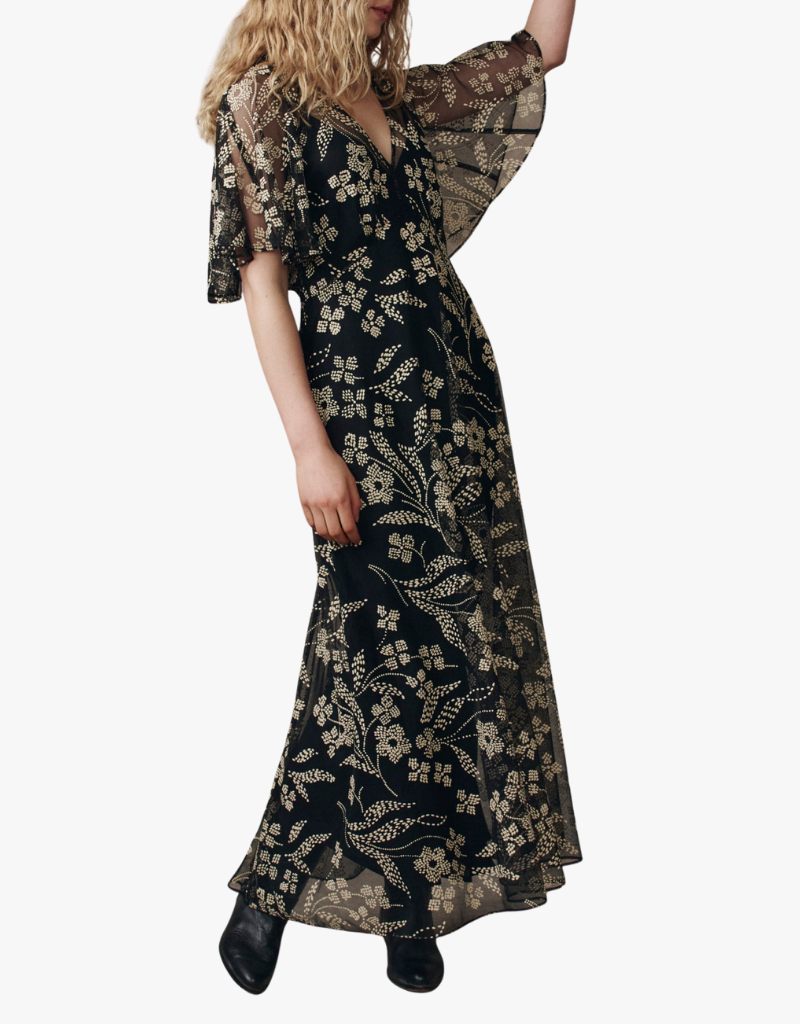 The Great The Festival Dress in Brocade Floral