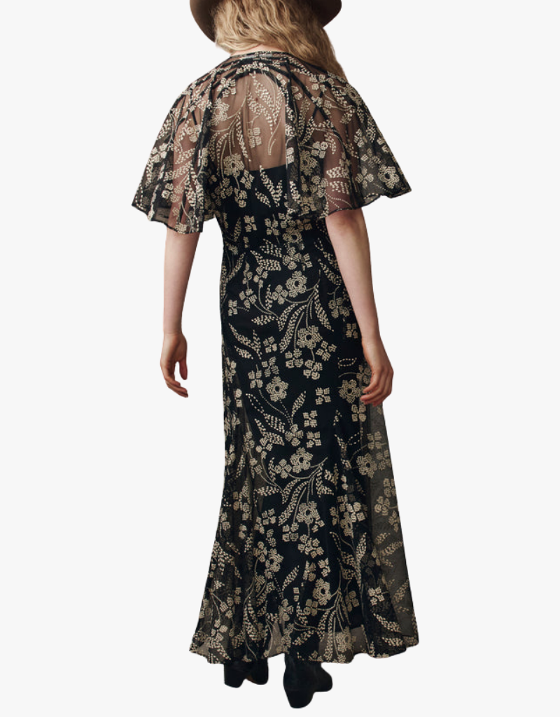 The Great The Festival Dress in Brocade Floral