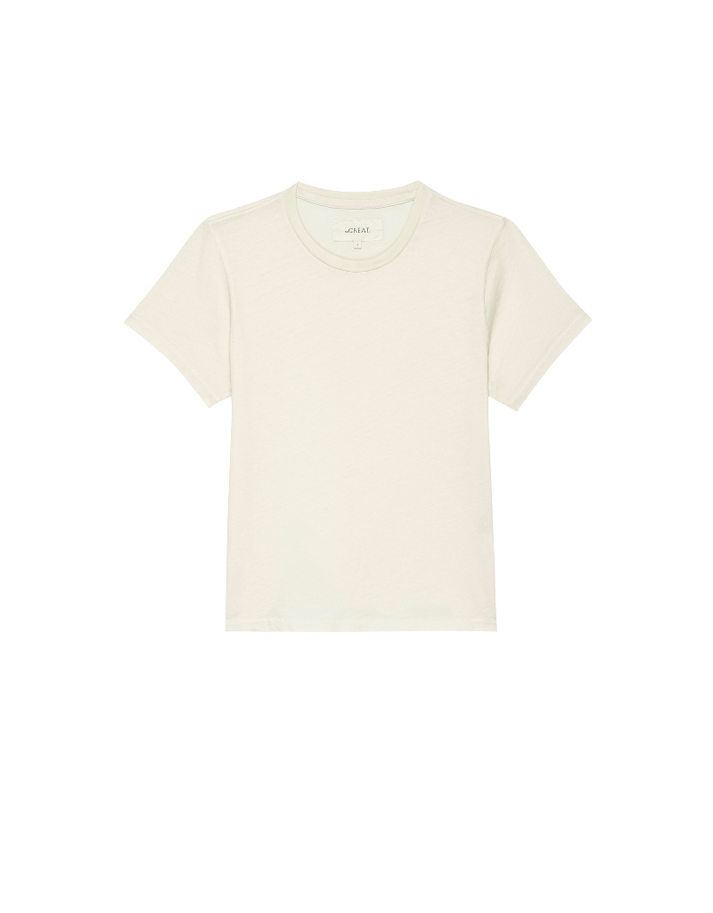 The Great The Little Tee in Washed White