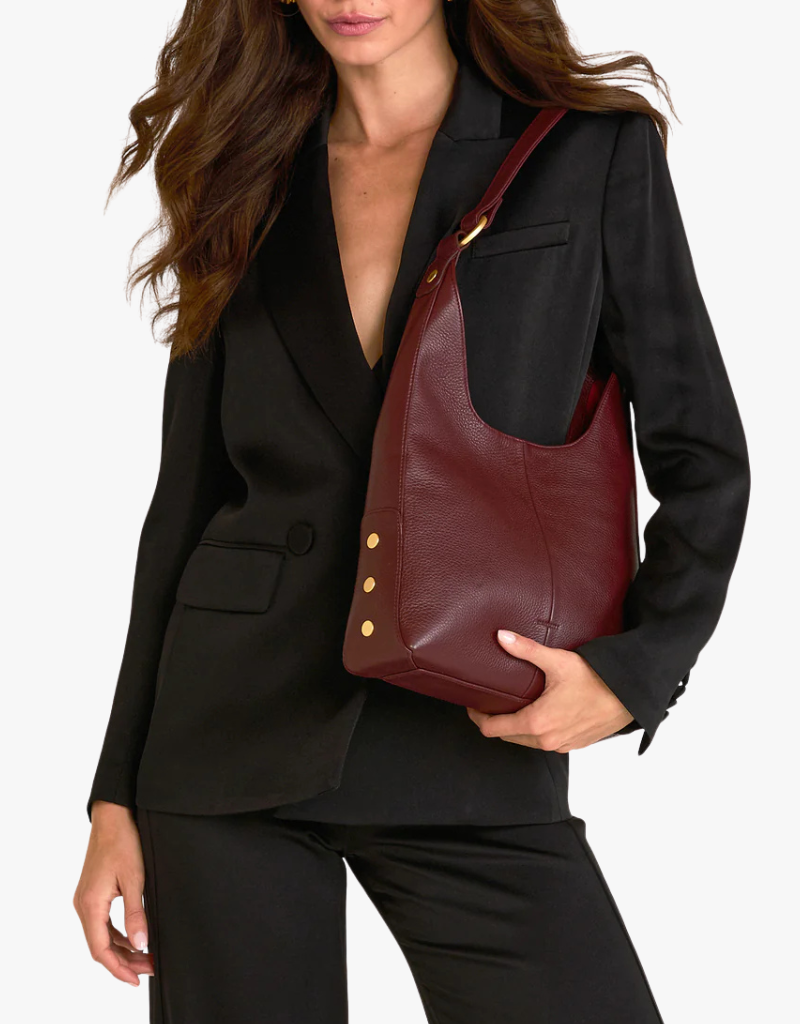 Hammitt Tim Medium in Cherrywood Pebble & Brushed Gold