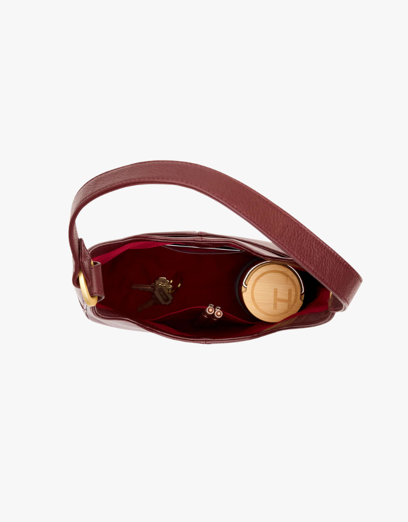 Hammitt Tim Medium in Cherrywood Pebble & Brushed Gold