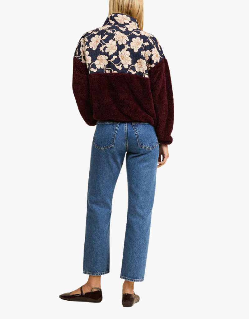 Trovata Casey Pullover in Viola Nocturne